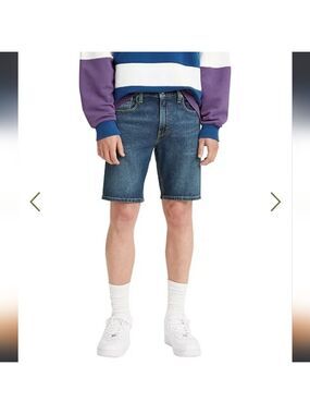 Levi's 511 DARK DENIM BERMUDA SHORTS NEW 32